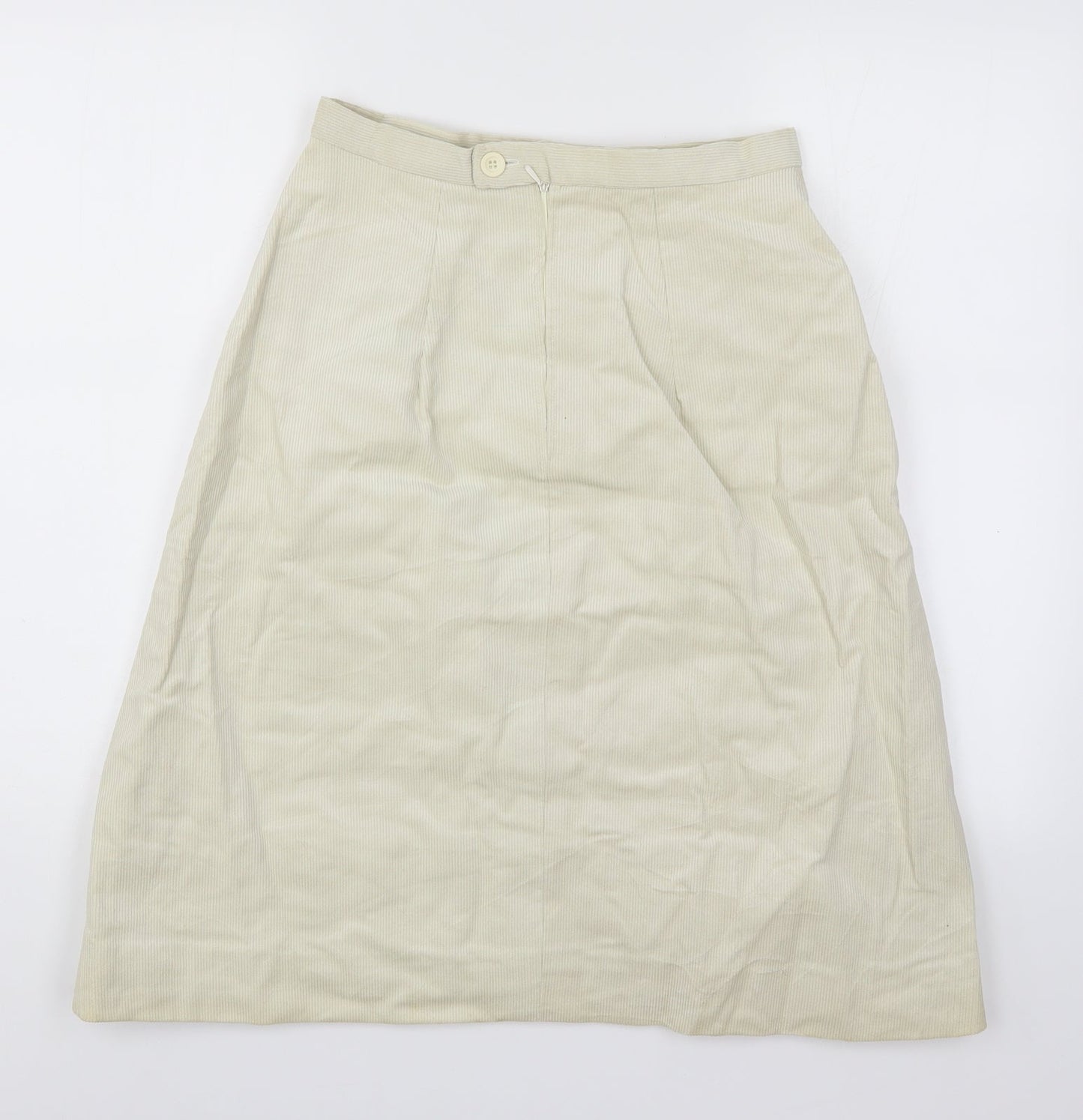 Womens UK Size 28 in Preworn A-Line Corduroy Skirt