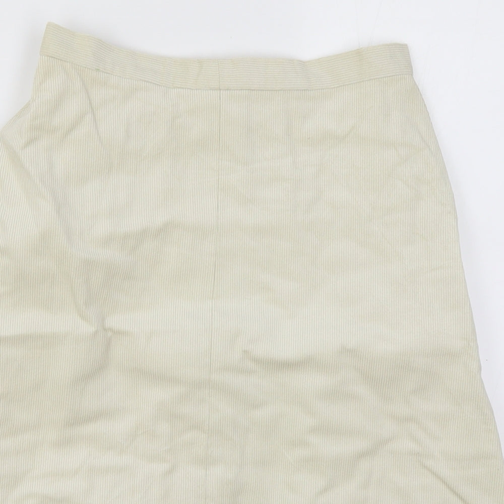 Womens UK Size 28 in Preworn A-Line Corduroy Skirt