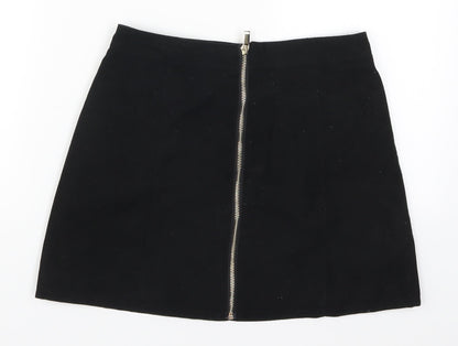 H&M Womens Black   Mini Skirt Size 8