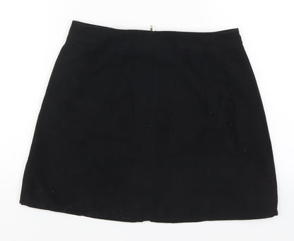 H&M Womens Black   Mini Skirt Size 8
