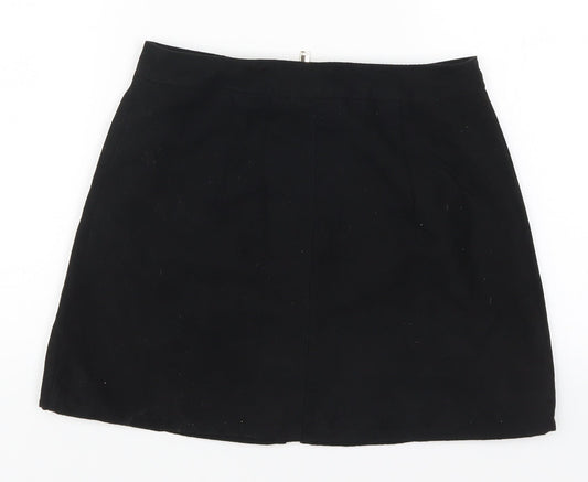 H&M Womens Black   Mini Skirt Size 8