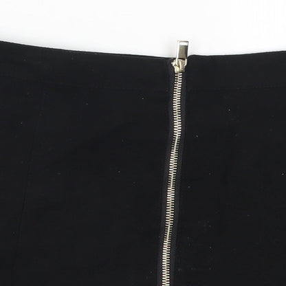 H&M Womens Black   Mini Skirt Size 8