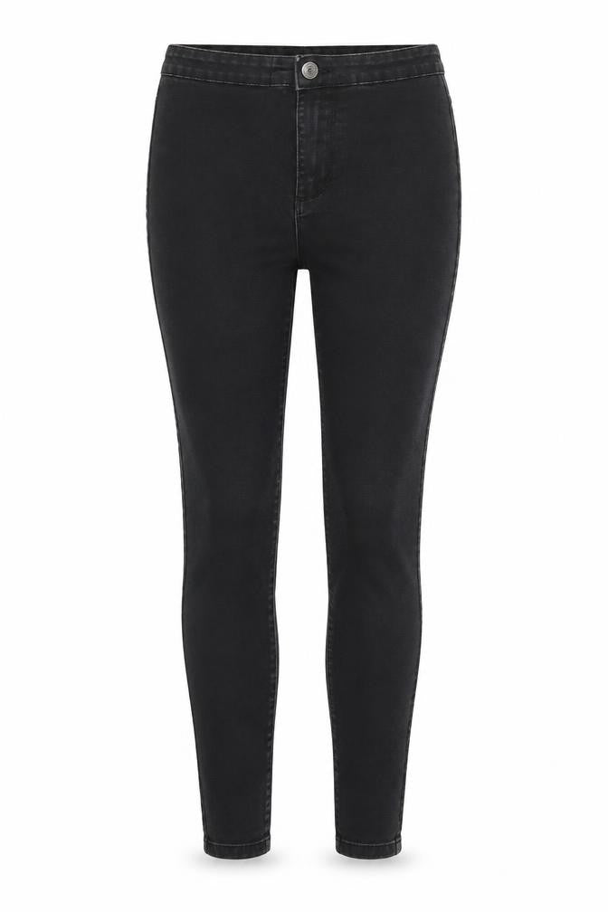 Womens UK Size 8 Denim Co Regular Fit Skinny Black Jeans