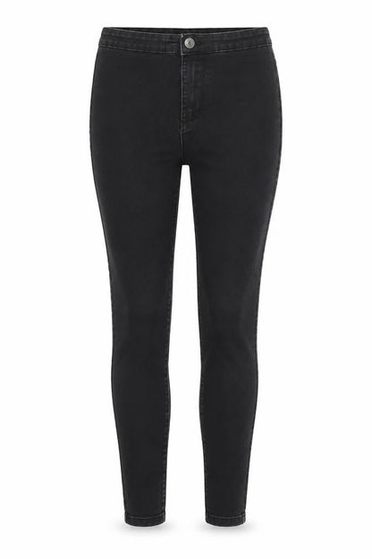 Womens UK Size 8 Denim Co Regular Fit Skinny Black Jeans