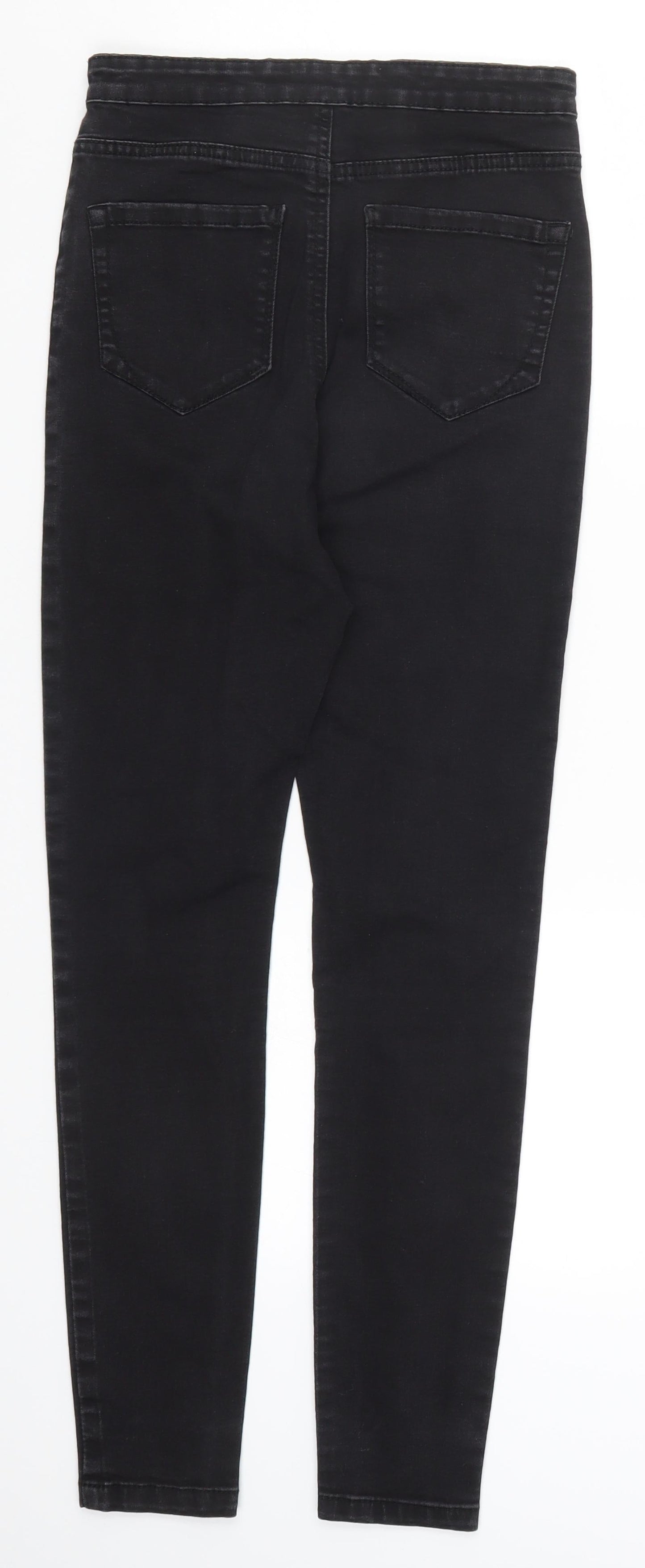 Denim Co Womens Black  Denim Skinny Jeans Size 8 L27 in