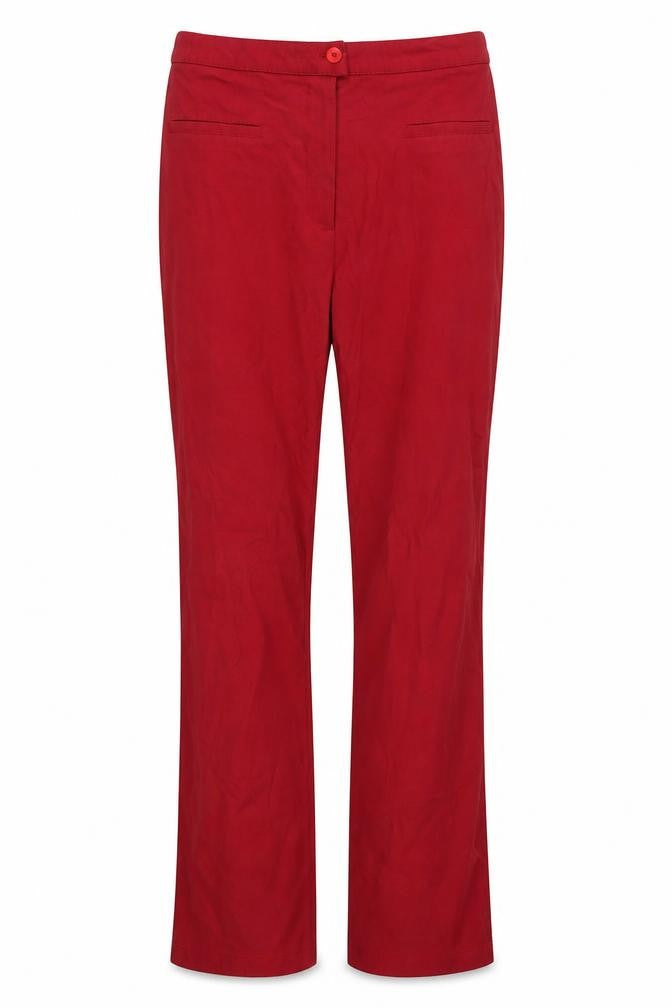 Alia Womens Red   Trousers  Size 8 L31 in