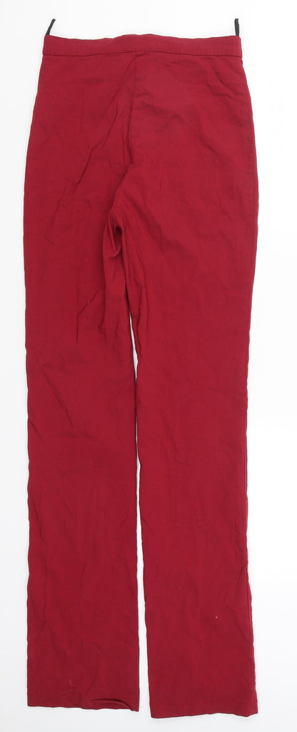 Alia Womens Red   Trousers  Size 8 L31 in