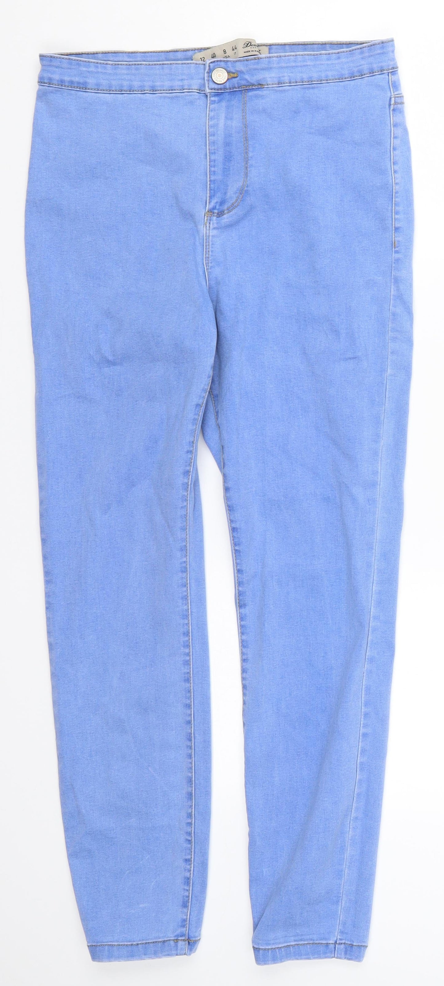 Denim Co Womens Blue  Denim Skinny Jeans Size 12 L26 in