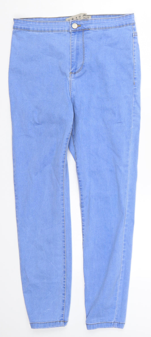 Denim Co Womens Blue  Denim Skinny Jeans Size 12 L26 in