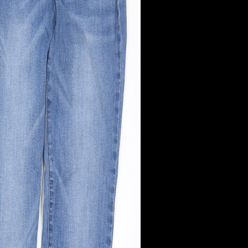 Find Womens Blue  Denim Tapered Jeans Size 28 in L28.5 in