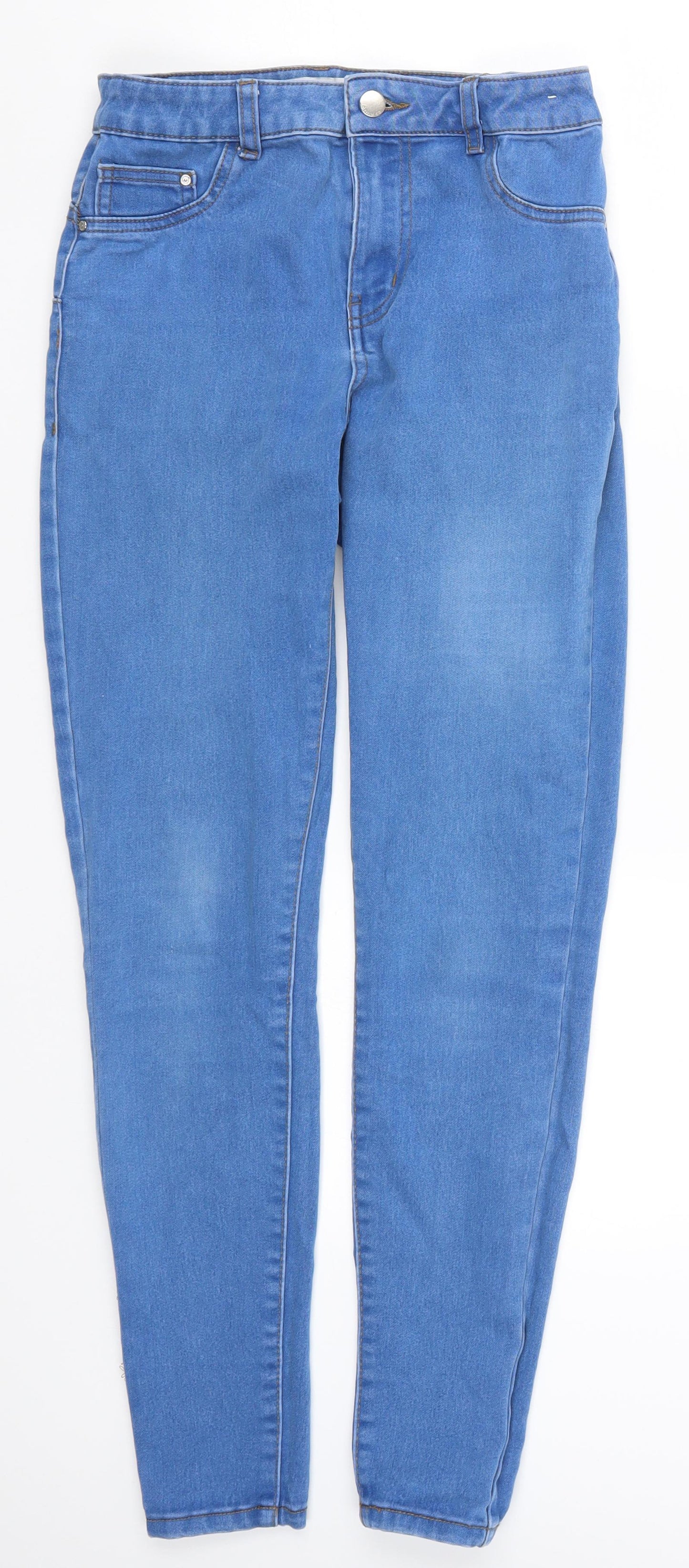 Denim Co Womens Blue  Denim Skinny Jeans Size 10 L28 in