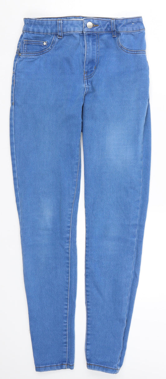 Denim Co Womens Blue  Denim Skinny Jeans Size 10 L28 in