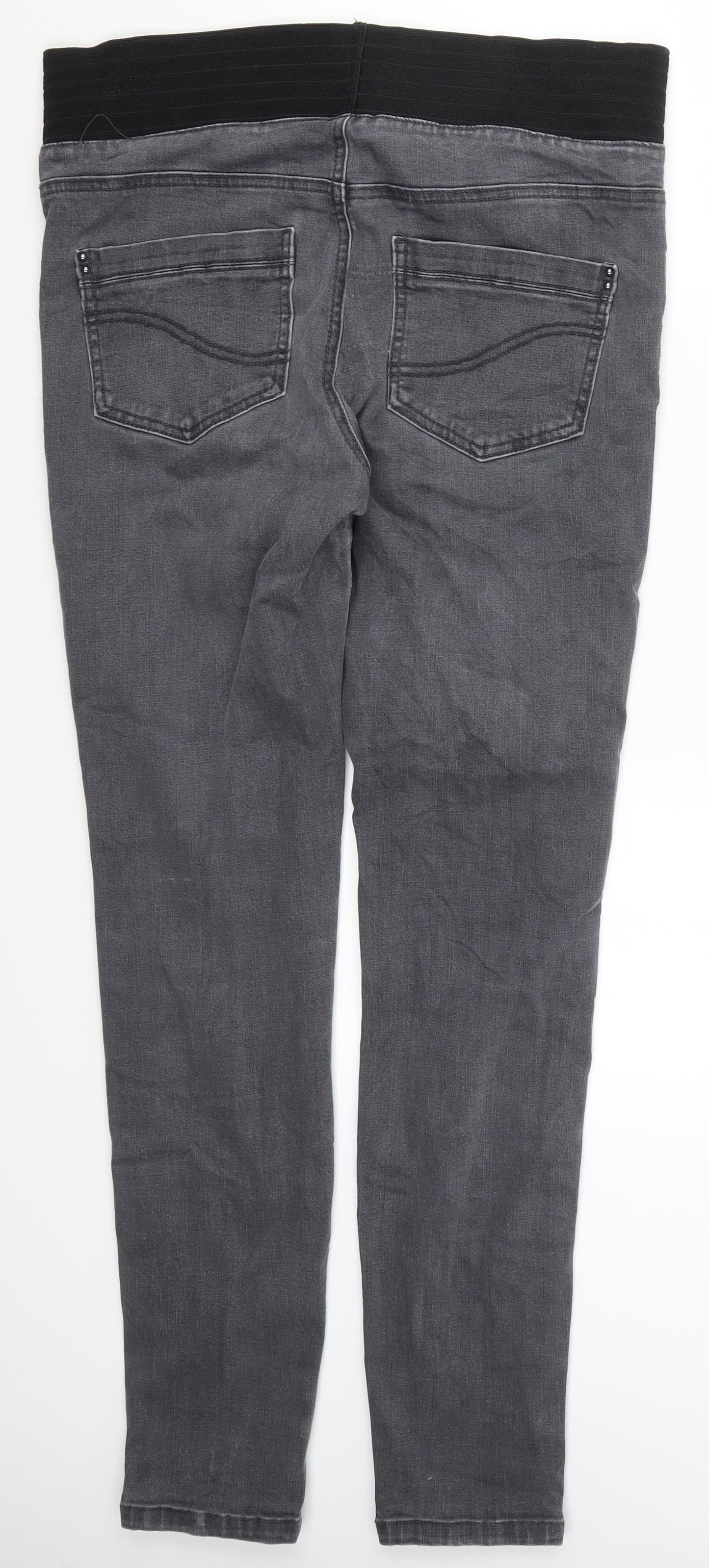 Freequent Womens Grey  Denim Jegging Jeans Size M L30.5 in