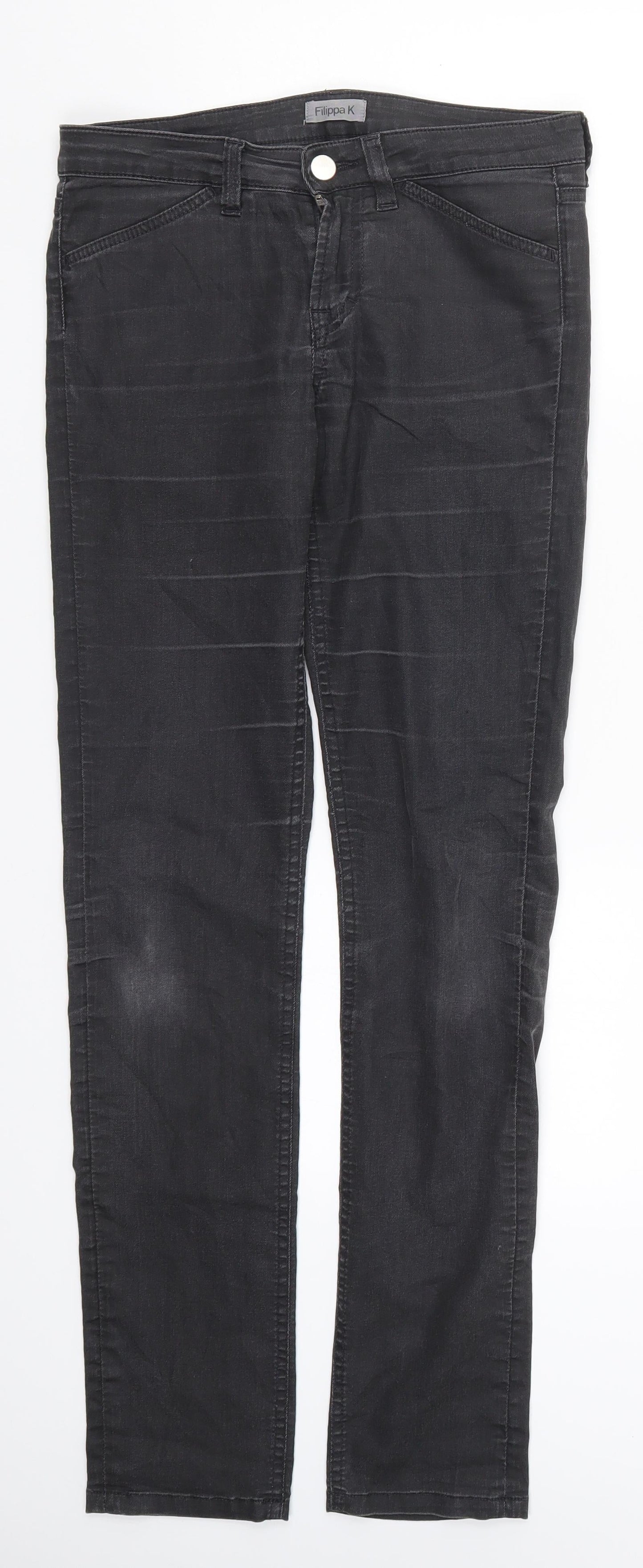 Flippa K Womens Grey  Denim Skinny Jeans Size S L30 in