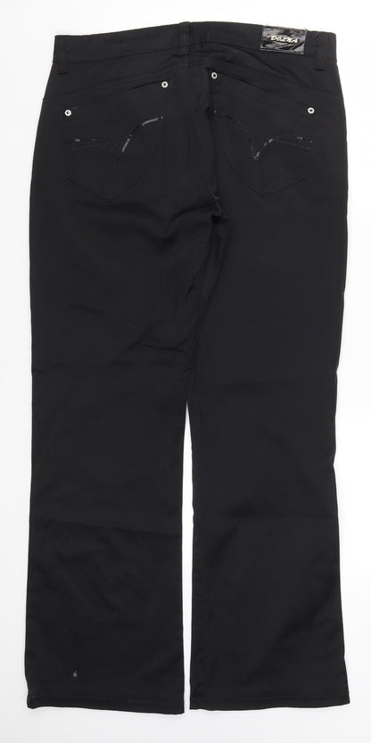 Dolna Womens Black   Trousers  Size 32 in L32 in