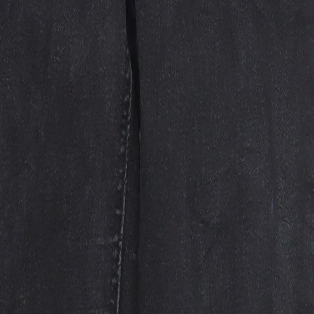 Womens UK Size 4 MNG Regular Fit Skinny Black Jeans