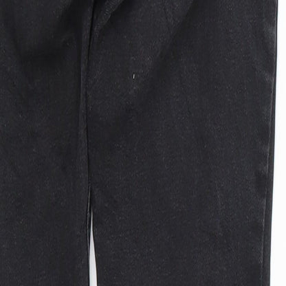 Womens UK Size 4 MNG Regular Fit Skinny Black Jeans