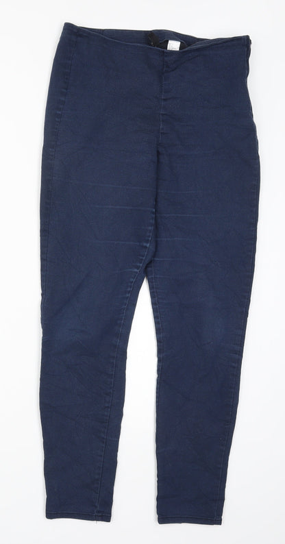 Womens UK Size 10 H&M Regular Fit Jegging Blue Jeans