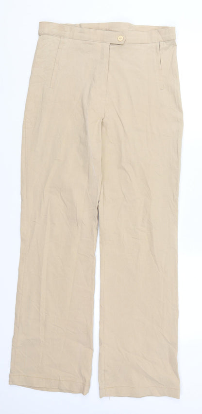 Kirtay Womens Beige   Trousers  Size 12 L28.5 in
