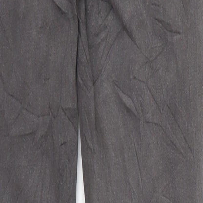 Elegants Deluxe Womens Grey  Denim Skinny Jeans Size 8 L25 in