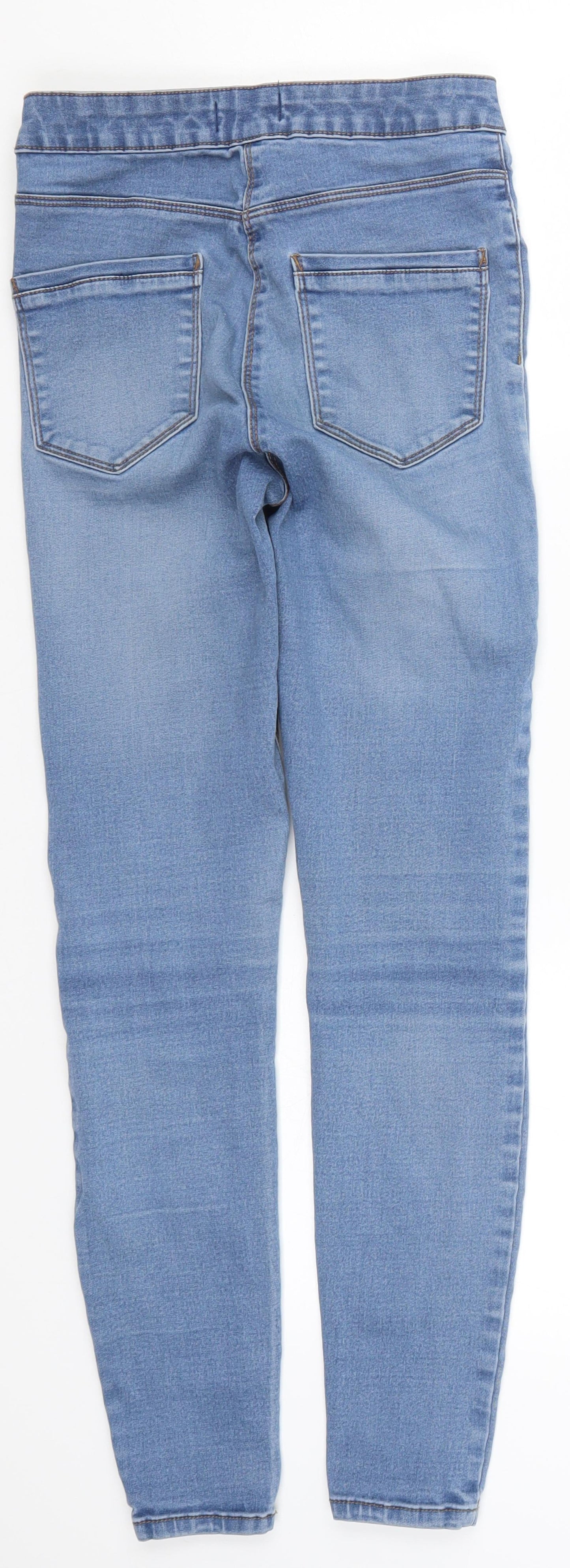 Preworn Womens Blue  Denim Skinny Jeans Size 8 L26.5 in