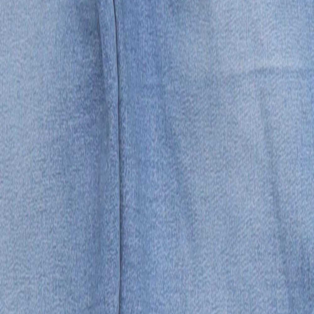 Preworn Womens Blue  Denim Skinny Jeans Size 8 L26.5 in
