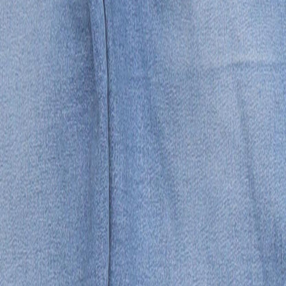 Preworn Womens Blue  Denim Skinny Jeans Size 8 L26.5 in