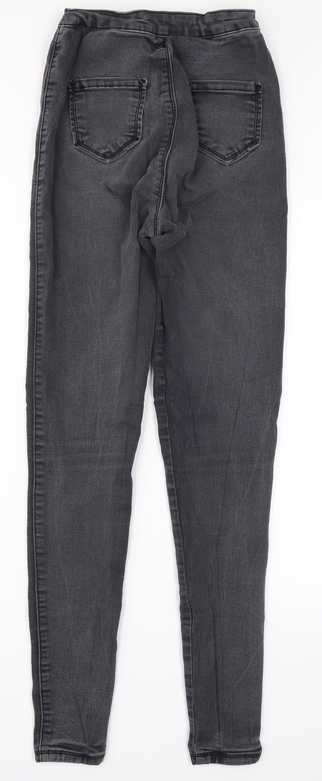 Missguided Womens Grey  Denim Skinny Jeans Size 10 L31 in