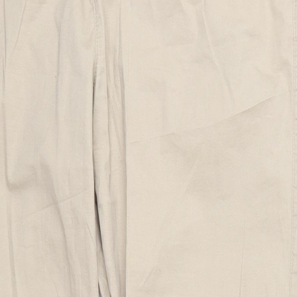 Yessica Womens Beige   Trousers  Size 12 L28 in