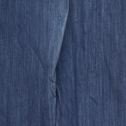MAPP Womens Blue  Denim Straight Jeans Size 37 in L31 in