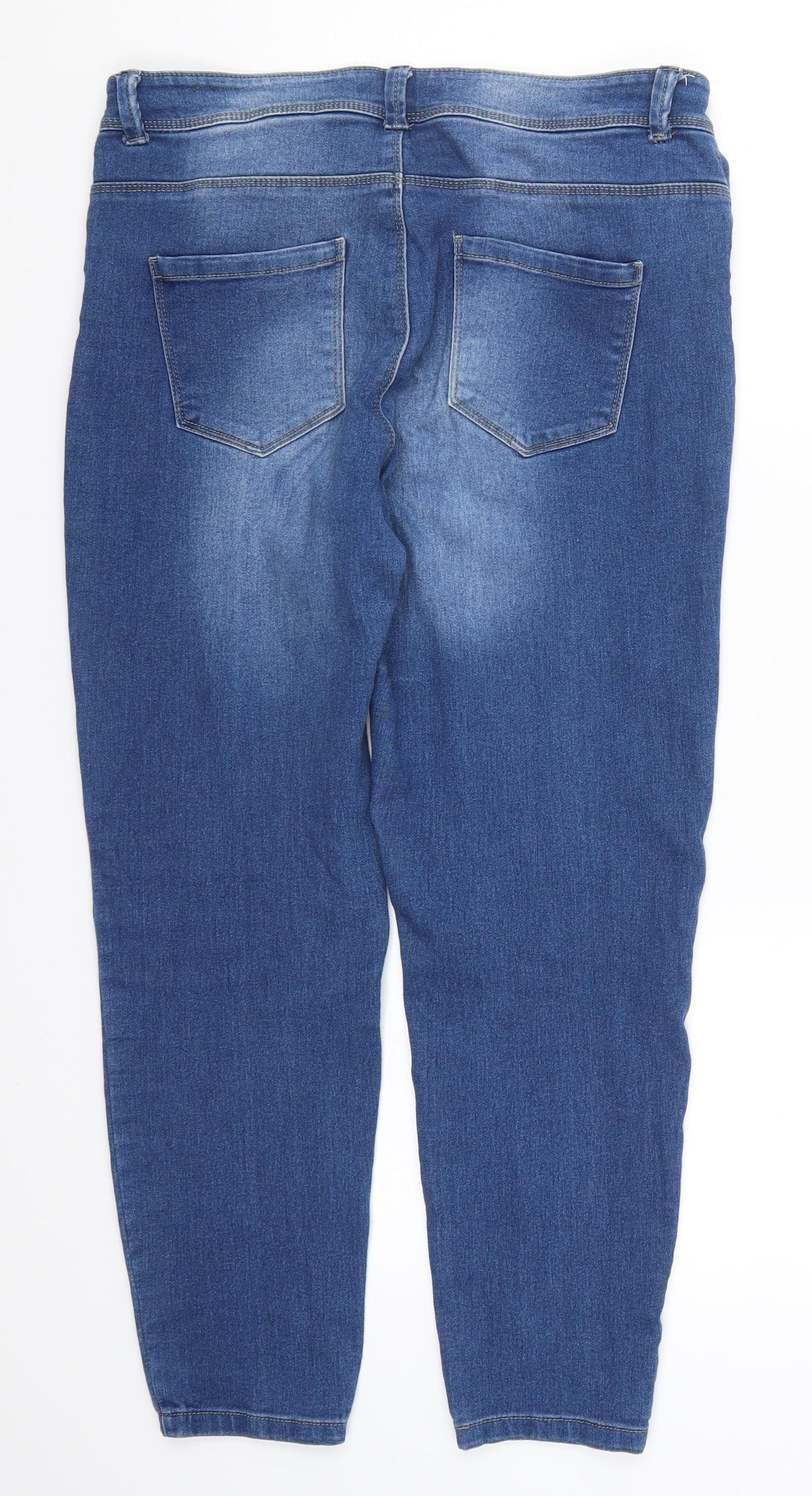 Denim Co Womens Blue  Denim Skinny Jeans Size 14 L24 in