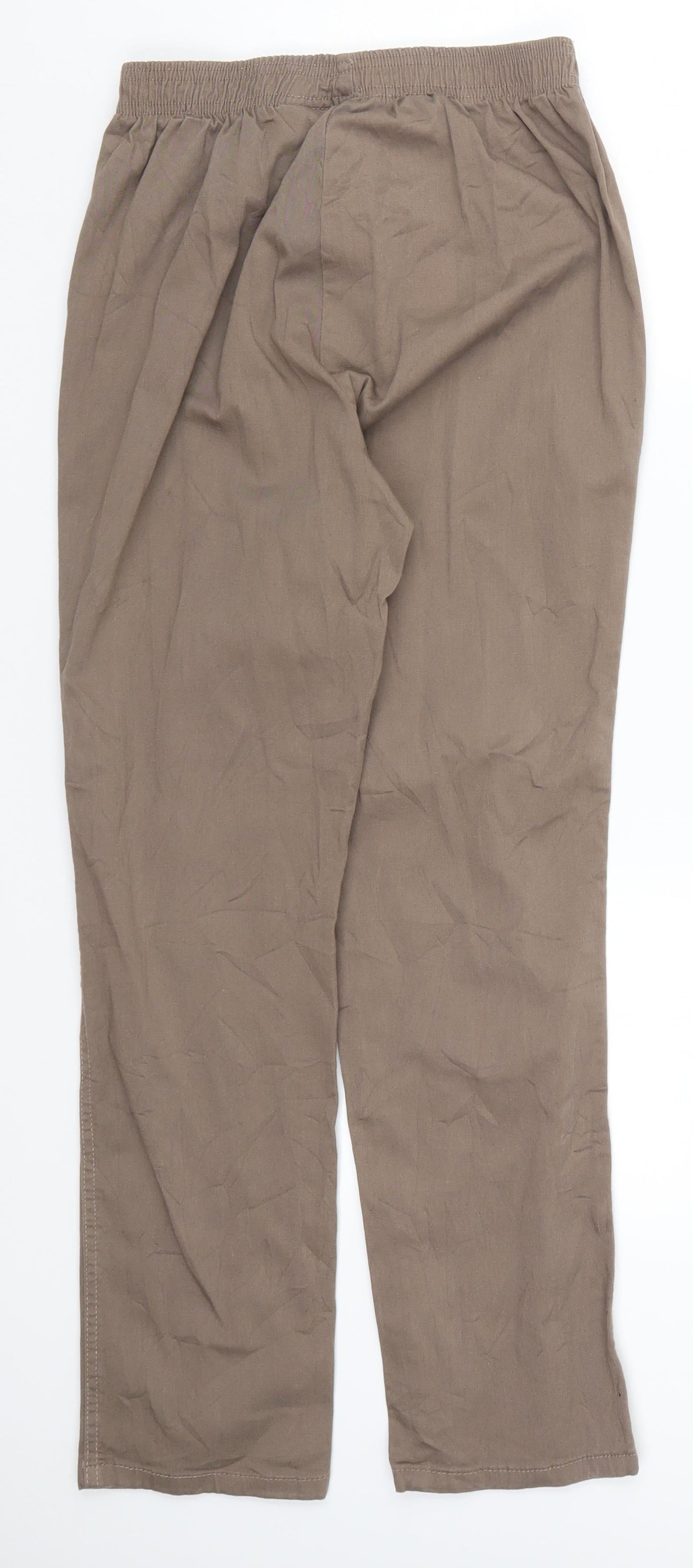 Womens UK Size 27 in Preworn Regular Fit  Brown Trousers
