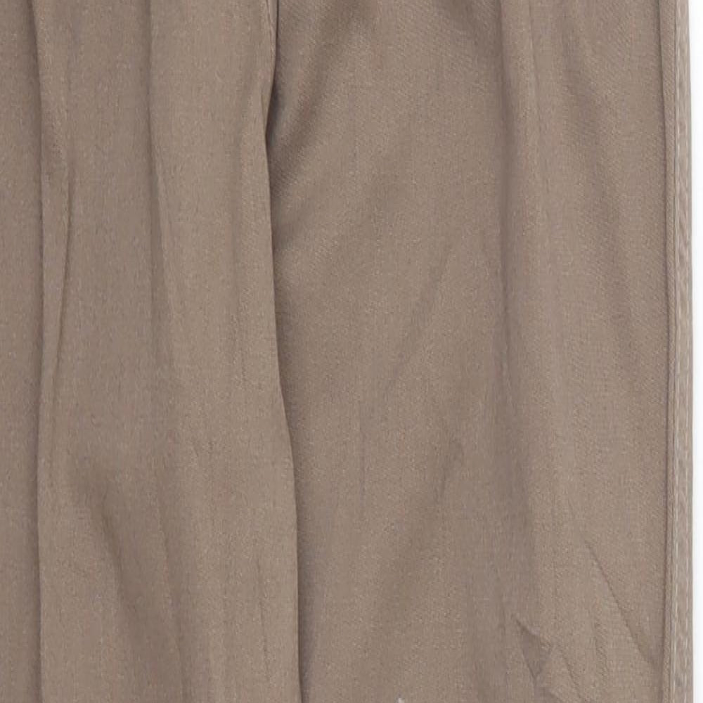 Womens UK Size 27 in Preworn Regular Fit  Brown Trousers