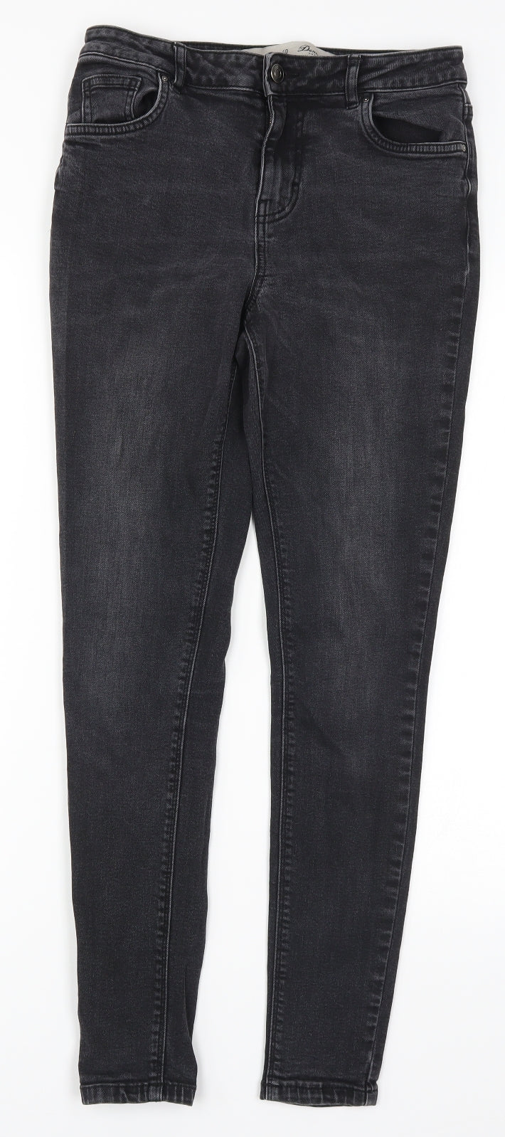 Denim Co Womens Grey  Denim Skinny Jeans Size 8 L20 in