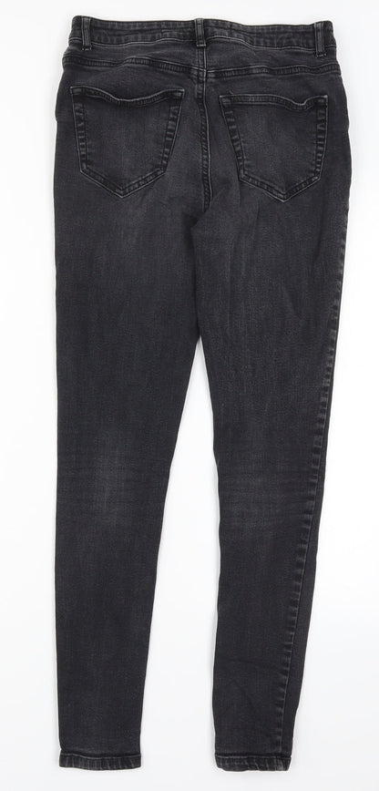 Denim Co Womens Grey  Denim Skinny Jeans Size 8 L20 in