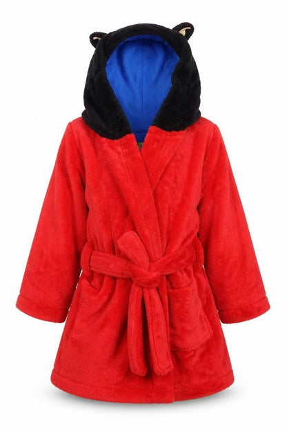 George Boys Red Geometric  Babydoll Robe Size 18-24 Months