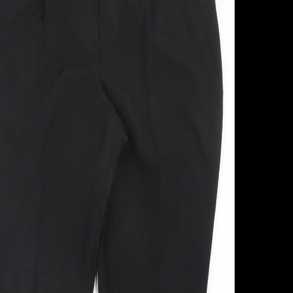 Womens UK Size 16 M&Co Regular Fit  Black Trousers