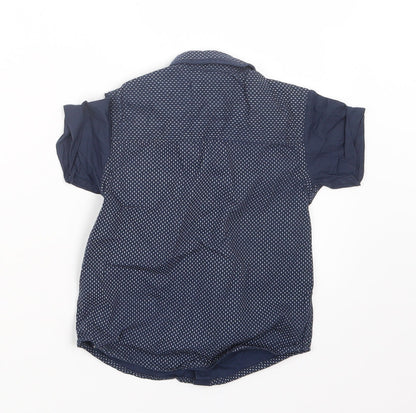 Rebel Boys Blue   Basic Button-Up Size 2-3 Years