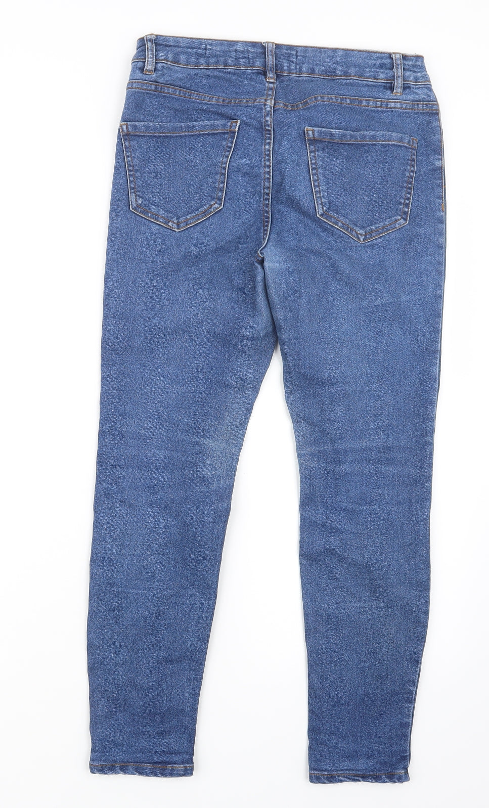 New Look Womens Blue  Denim Straight Jeans Size 8 L25 in