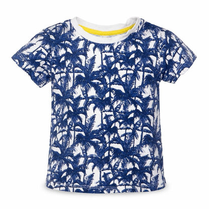 Matalan Boys Blue Geometric  Basic T-Shirt Size 12-18 Months