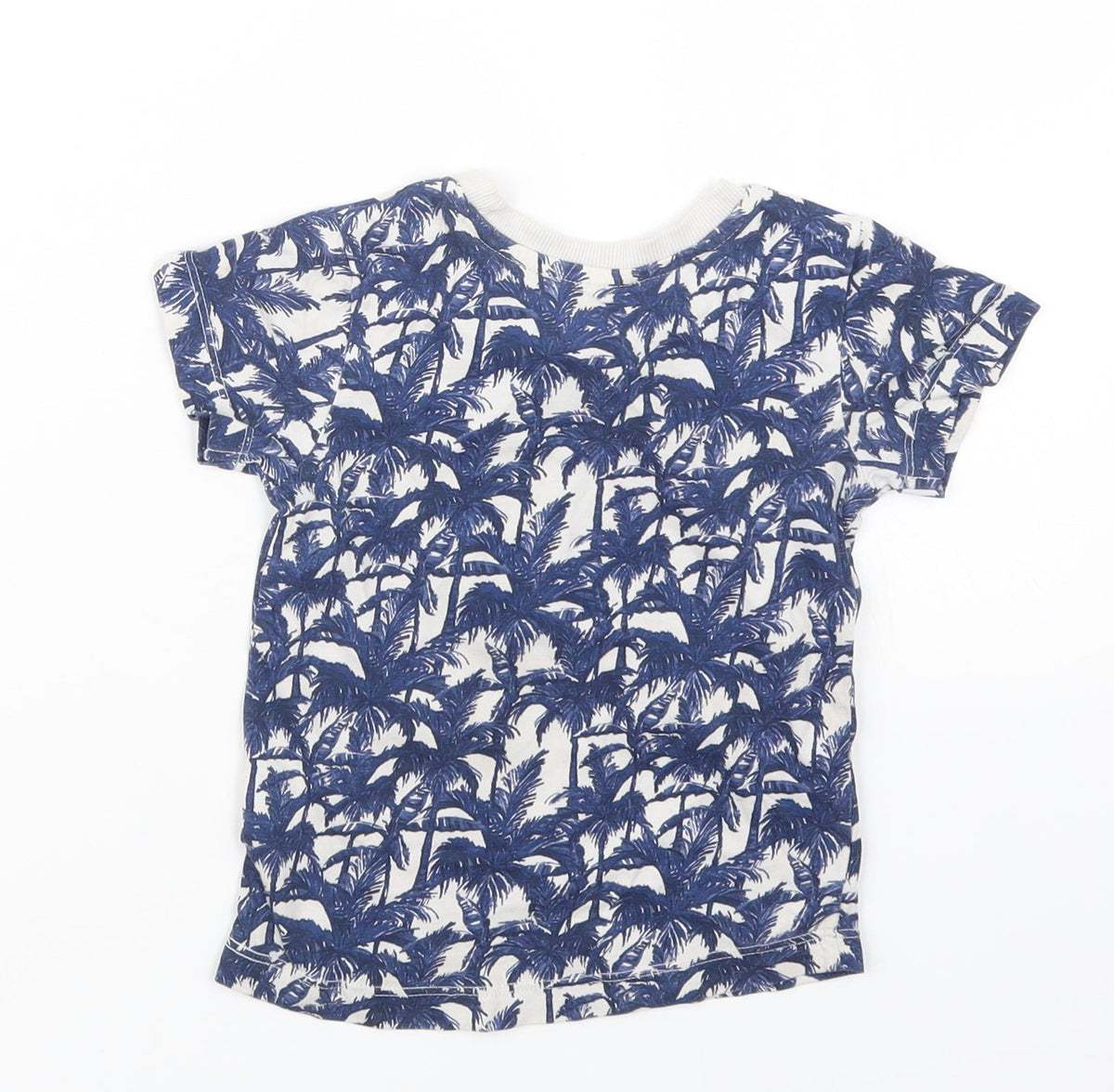 Matalan Boys Blue Geometric  Basic T-Shirt Size 12-18 Months