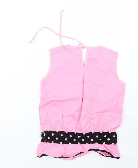 Little Girls Pink   Basic T-Shirt Size 8 Years