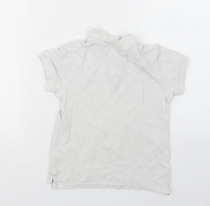 H&M Boys White   Basic Polo Size 5-6 Years