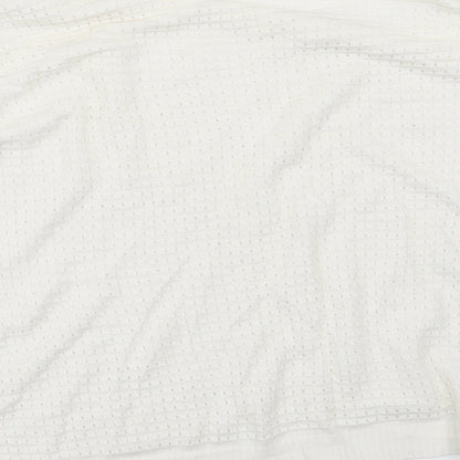 Womens UK Size M Stradivarius White Pullover Jumper