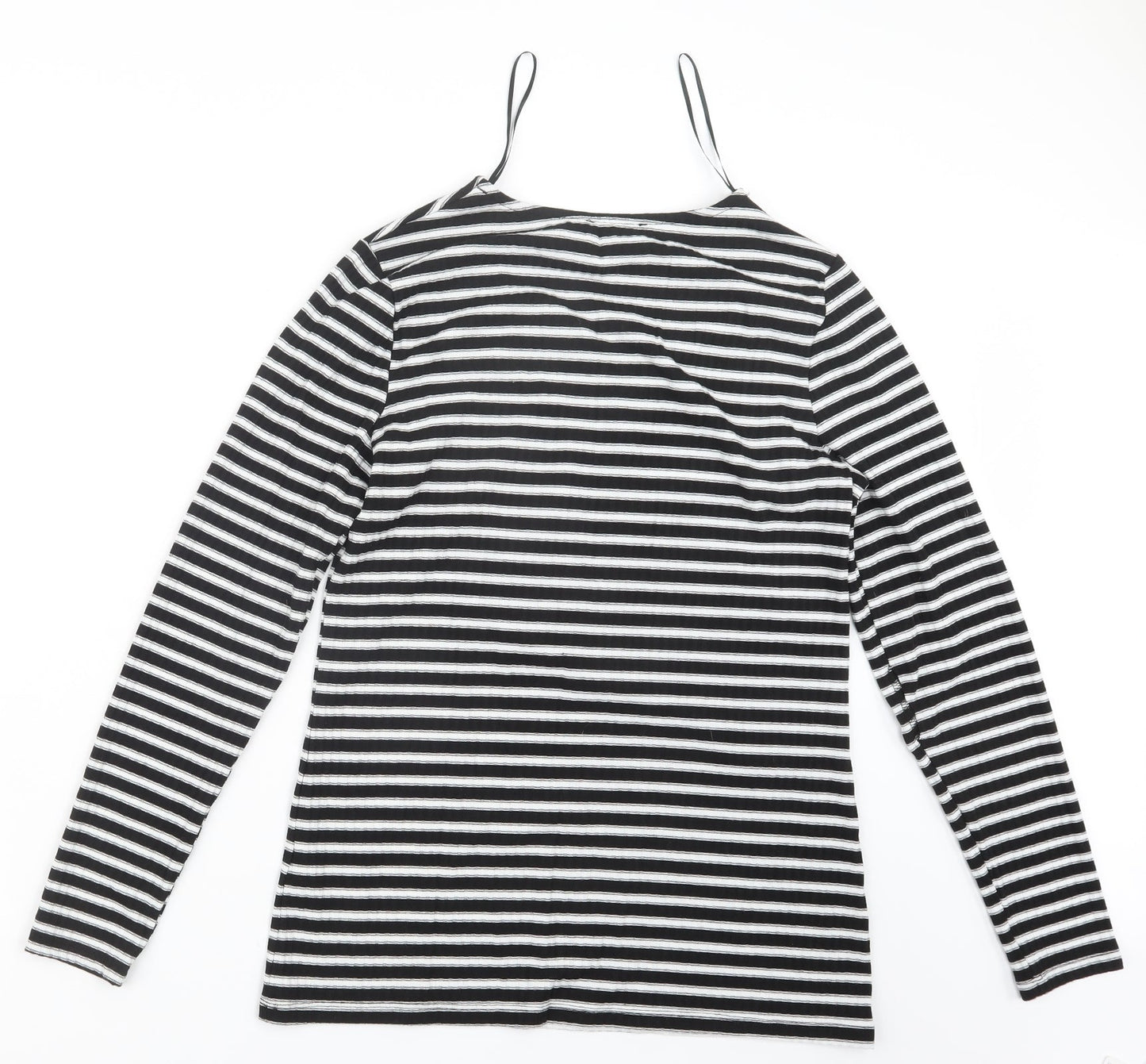 Womens UK Size 14 Papaya Black Pullover Jumper