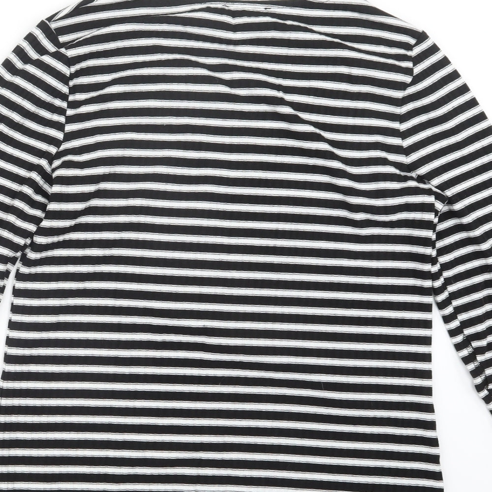 Womens UK Size 14 Papaya Black Pullover Jumper