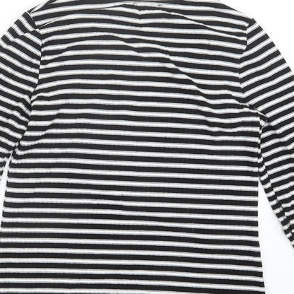 Womens UK Size 14 Papaya Black Pullover Jumper