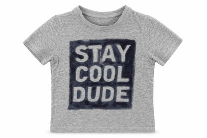 George Boys Grey  Jersey Basic T-Shirt Size 4-5 Years  - Stay Cool dude