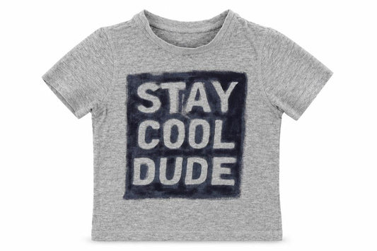 George Boys Grey  Jersey Basic T-Shirt Size 4-5 Years  - Stay Cool dude