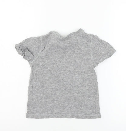 George Boys Grey  Jersey Basic T-Shirt Size 4-5 Years  - Stay Cool dude